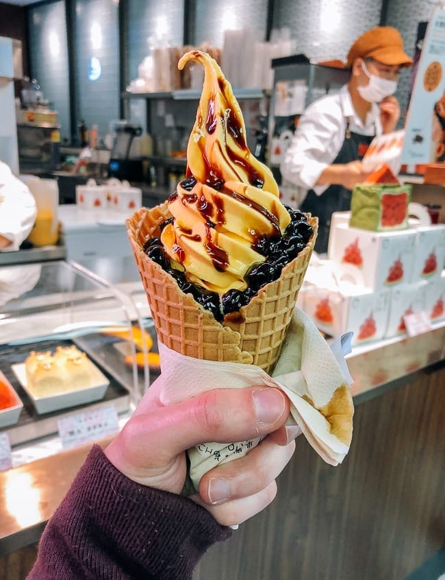 Sweet potato soft serve with tapioca pearls, cwww5.fioekdjsdas.cf