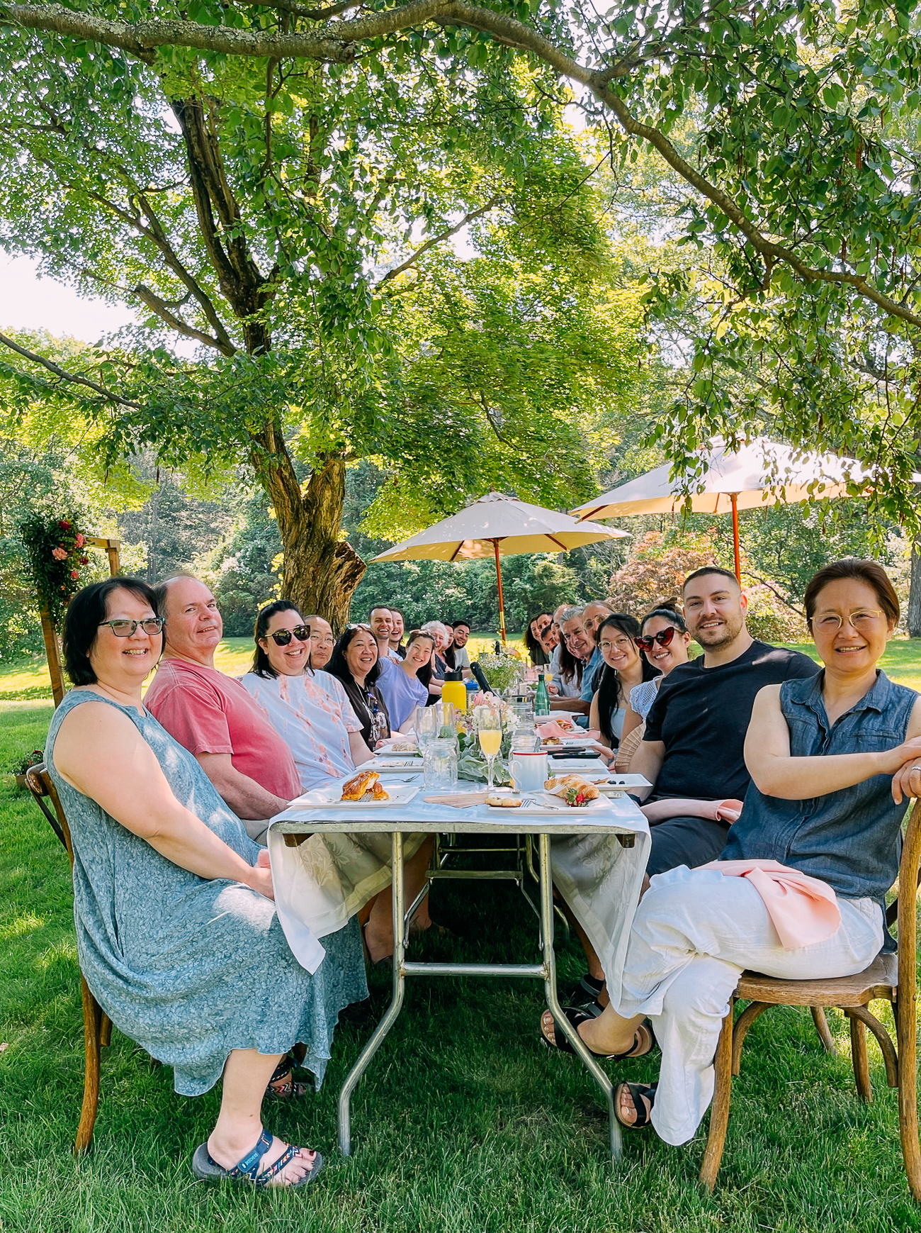 Sarah and Justin's wedding brunch