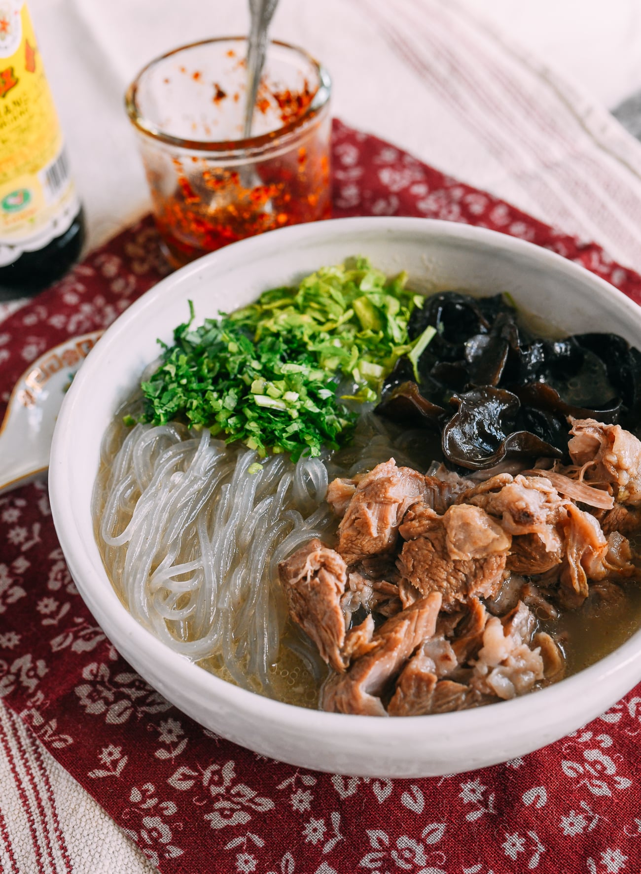 Bowl of Chinese Lamb Noodle Soup