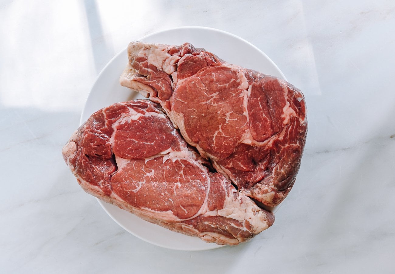 thick ribeye steaks