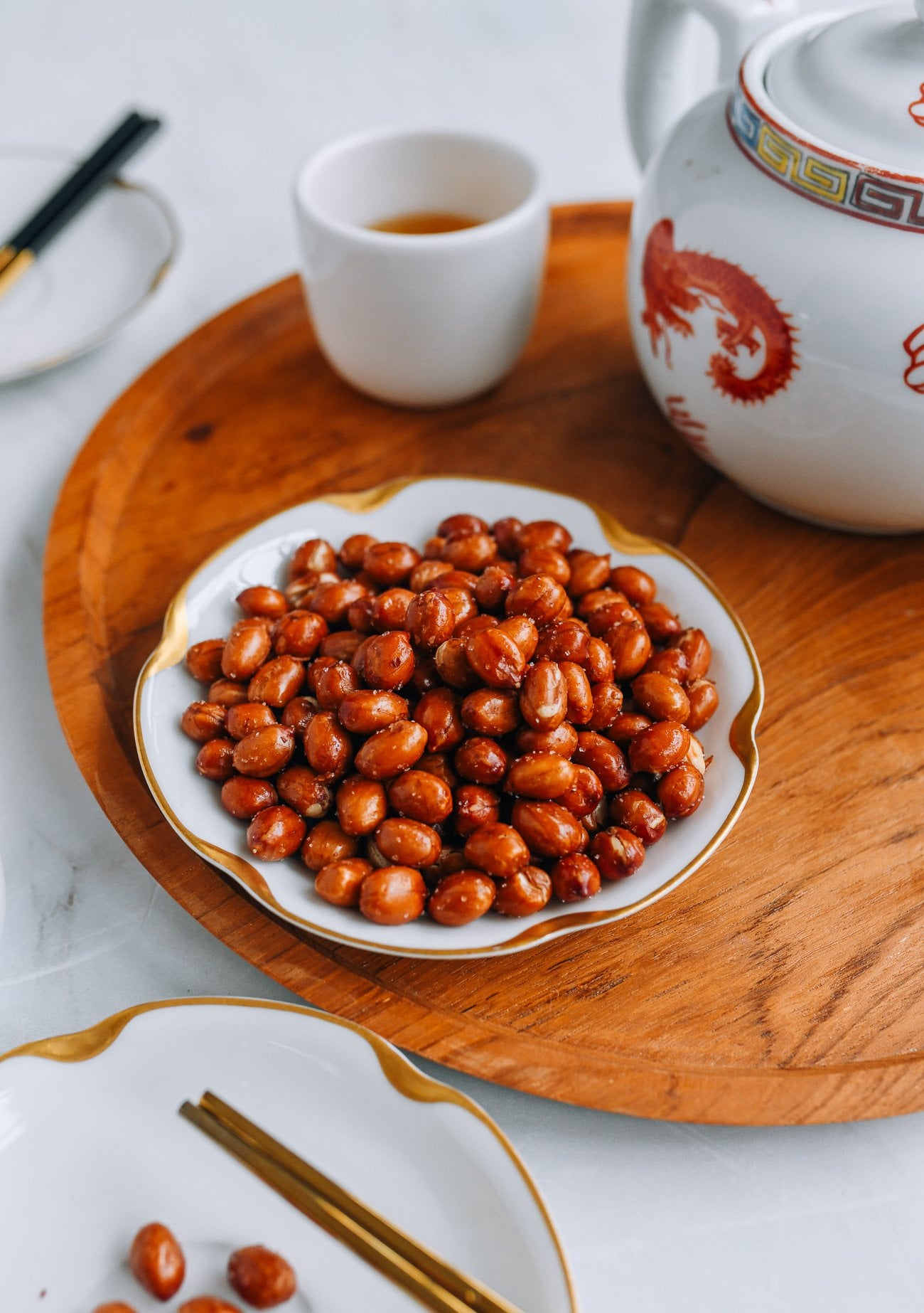 Chinese Fried Peanuts Appetizer