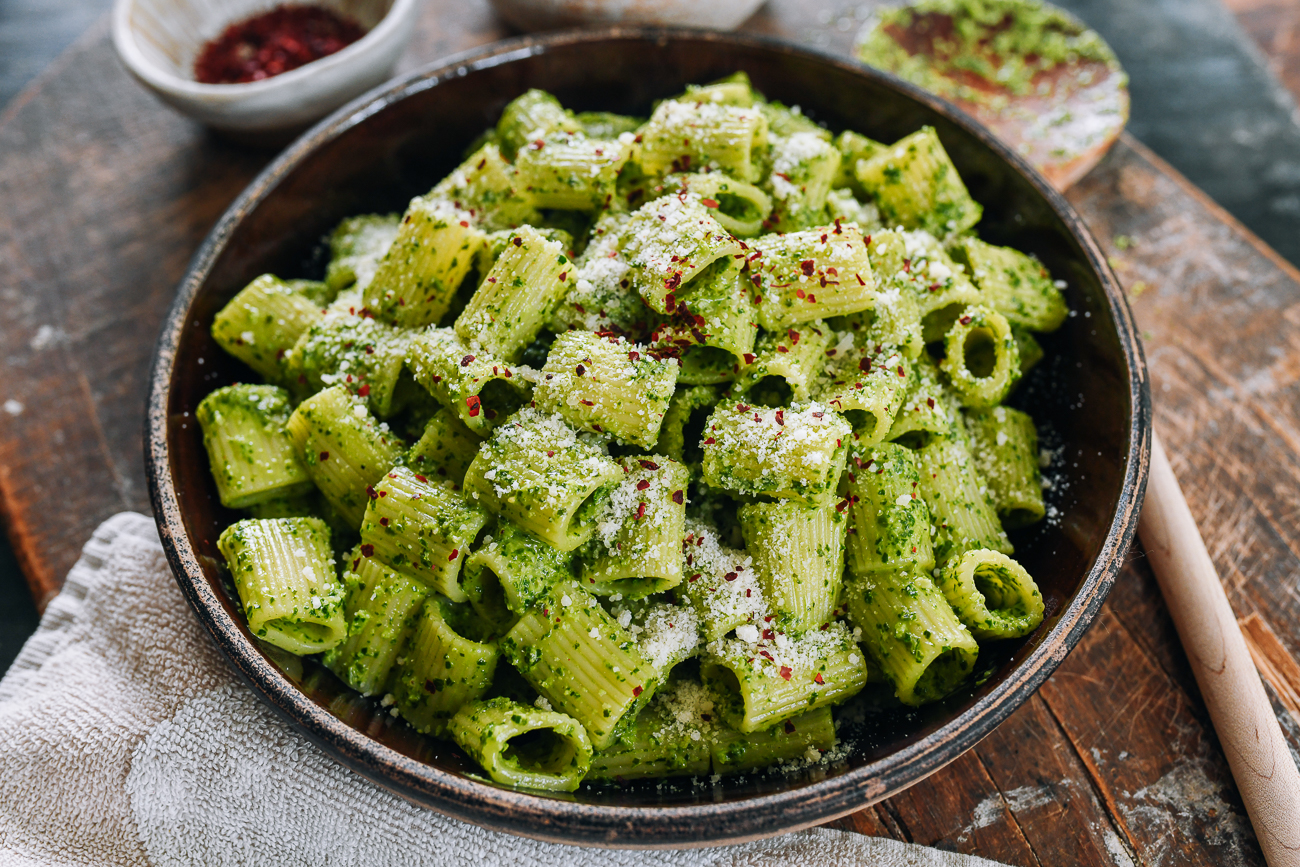Kale Pesto Pasta