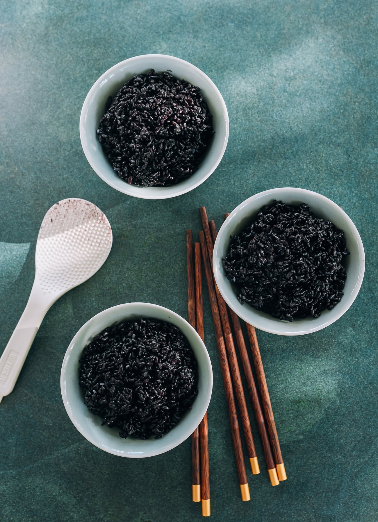 Bowls of Black Rice