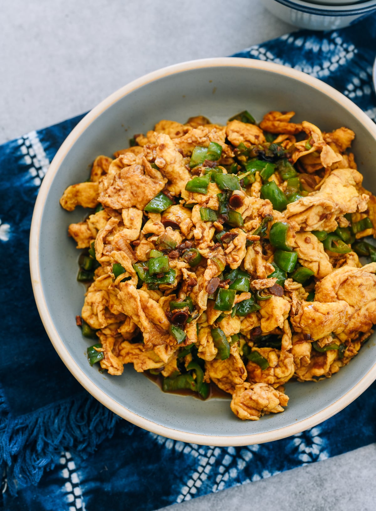 Eggs with Soy Bean Sauce (酱香炒蛋)    